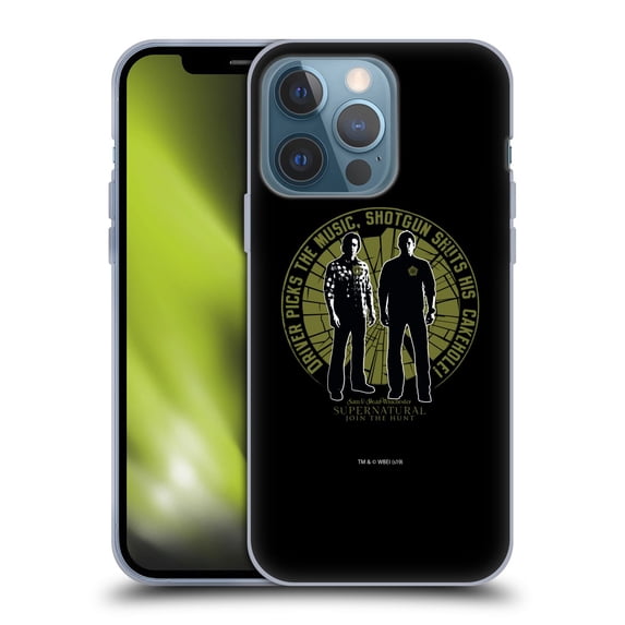 Head Case Designs Officially Licensed Supernatural Graphic Sam & Dean Soft Gel Case Compatible with Apple iPhone 13 Pro