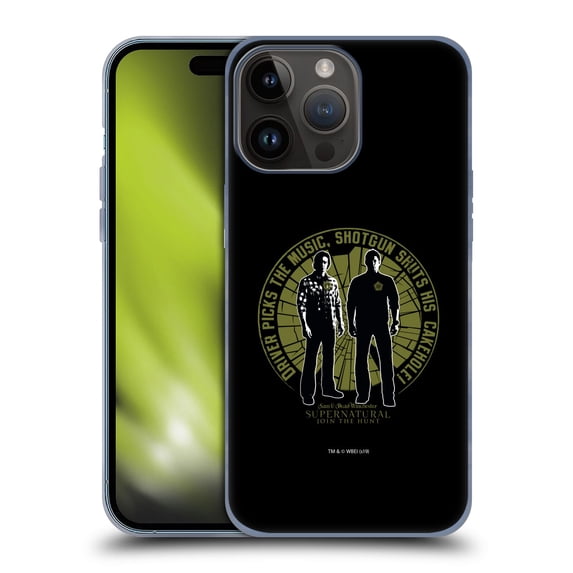 Head Case Designs Officially Licensed Supernatural Graphic Sam & Dean Soft Gel Case Compatible with Apple iPhone 15 Pro Max