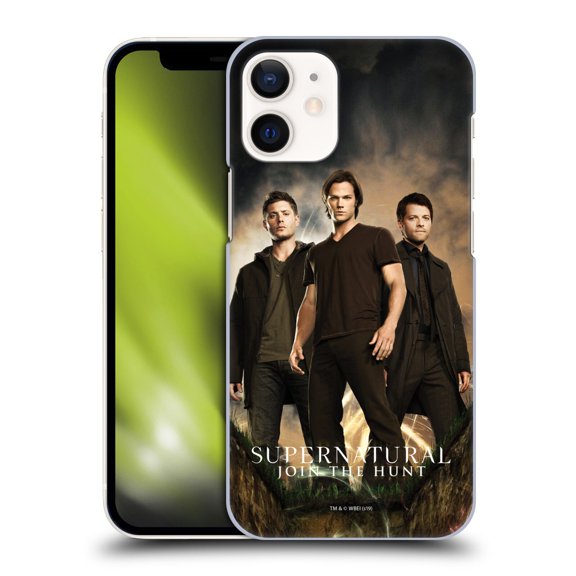 Head Case Designs Officially Licensed Supernatural Key Art Sam, Dean & Castiel 2 Hard Back Case Compatible with Apple iPhone 12 Mini
