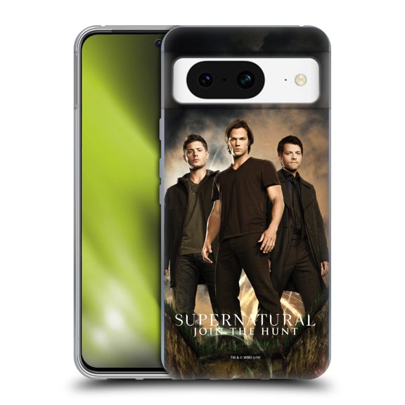 Head Case Designs Officially Licensed Supernatural Key Art Sam, Dean & Castiel 2 Soft Gel Case Compatible with Google Pixel 8