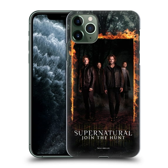 Head Case Designs Officially Licensed Supernatural Key Art Sam, Dean, Castiel & Crowley Hard Back Case Compatible with Apple iPhone 11 Pro Max