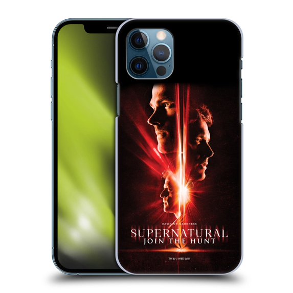 Head Case Designs Officially Licensed Supernatural Key Art Sam, Dean & Castiel Hard Back Case Compatible with Apple iPhone 12 / iPhone 12 Pro