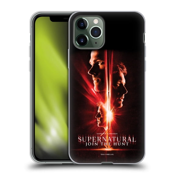 Head Case Designs Officially Licensed Supernatural Key Art Sam, Dean & Castiel Soft Gel Case Compatible with Apple iPhone 11 Pro