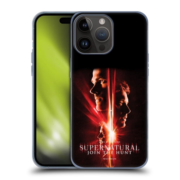 Head Case Designs Officially Licensed Supernatural Key Art Sam, Dean & Castiel Soft Gel Case Compatible with Apple iPhone 15 Pro Max