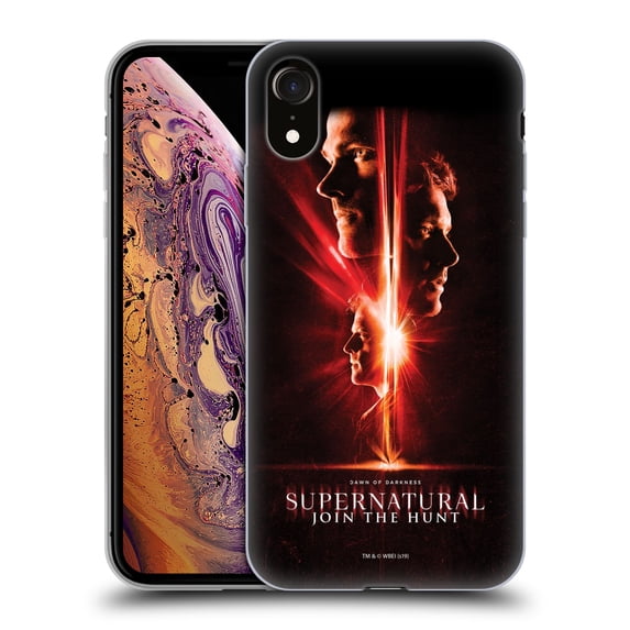 Head Case Designs Officially Licensed Supernatural Key Art Sam, Dean & Castiel Soft Gel Case Compatible with Apple iPhone XR