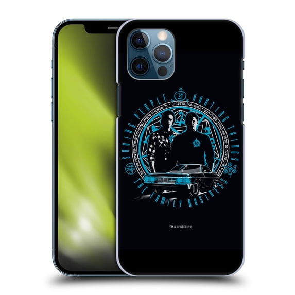 Head Case Designs Officially Licensed Supernatural Vectors Dean & Sam Business Hard Back Case Compatible with Apple iPhone 12 / iPhone 12 Pro