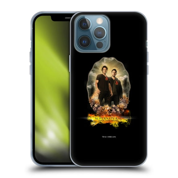 Head Case Designs Officially Licensed Supernatural Vectors Dean & Sam Halo Soft Gel Case Compatible with Apple iPhone 13 Pro Max