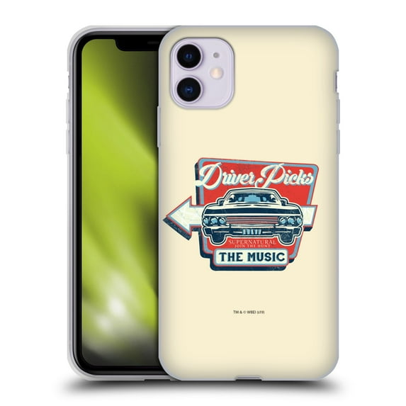Head Case Designs Officially Licensed Supernatural Vectors Driver Picks Soft Gel Case Compatible with Apple iPhone 11