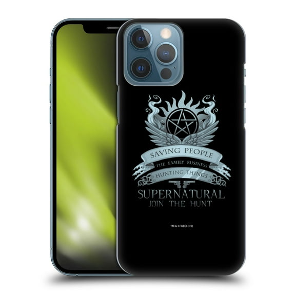 Head Case Designs Officially Licensed Supernatural Vectors Saving People Logo Hard Back Case Compatible with Apple iPhone 13 Pro Max