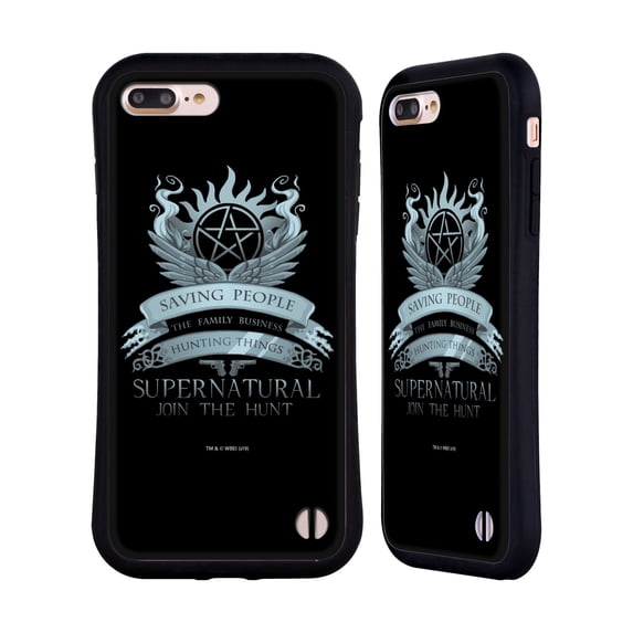 Head Case Designs Officially Licensed Supernatural Vectors Saving People Logo Hybrid Case Compatible with Apple iPhone 7 Plus / iPhone 8 Plus