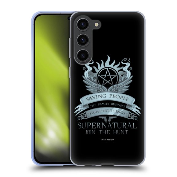 Head Case Designs Officially Licensed Supernatural Vectors Saving People Logo Soft Gel Case Compatible with Samsung Galaxy S23+ 5G