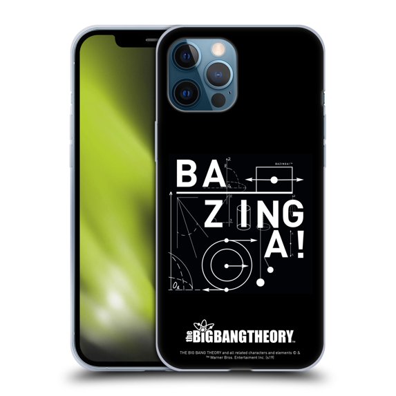 Head Case Designs Officially Licensed The Big Bang Theory Bazinga Physics Soft Gel Case Compatible with Apple iPhone 12 Pro Max