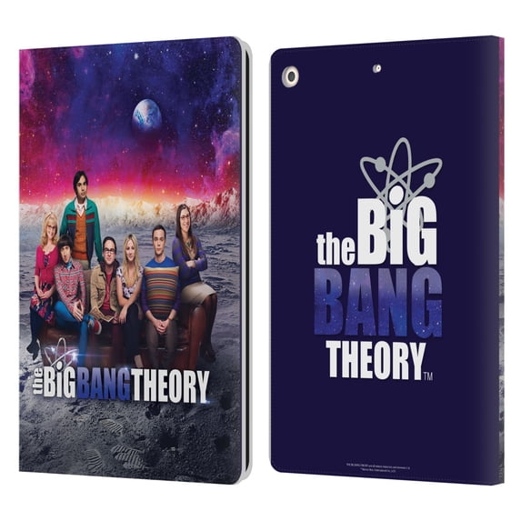 Head Case Designs Officially Licensed The Big Bang Theory Key Art Season 11 A Leather Book Wallet Case Cover Compatible with Apple iPad 10.2 2019/2020/2021