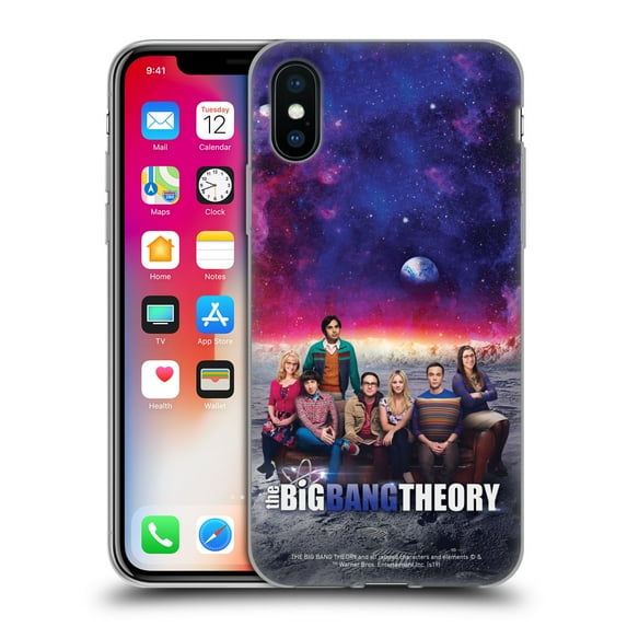 Head Case Designs Officially Licensed The Big Bang Theory Key Art Season 11 A Soft Gel Case Compatible with Apple iPhone X / iPhone XS