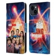 thumbnail image 1 of Head Case Designs Officially Licensed The Big Bang Theory Key Art Season 8 Leather Book Wallet Case Cover Compatible with Apple iPhone 15, 1 of 6