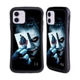 thumbnail image 1 of Head Case Designs Officially Licensed The Dark Knight Key Art Joker Card Hybrid Case Compatible with Apple iPhone 11, 1 of 7