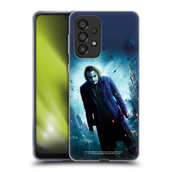 Head Case Designs Officially Licensed The Dark Knight Key Art Joker Poster Soft Gel Case Compatible with Samsung Galaxy A33 5G (2022)