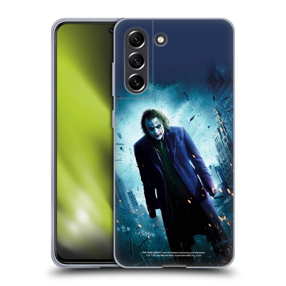 Head Case Designs Officially Licensed The Dark Knight Key Art Joker Poster Soft Gel Case Compatible with Samsung Galaxy S21 FE 5G