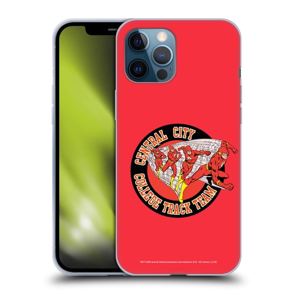 Head Case Designs Officially Licensed The Flash DC Comics Fast Fashion Central City Soft Gel Case Compatible with Apple iPhone 12 Pro Max