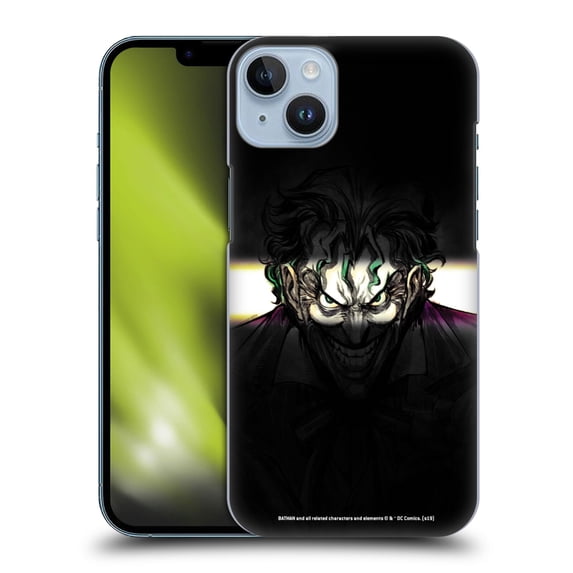 Head Case Designs Officially Licensed The Joker DC Comics Character Art Arkham Asylum Hard Back Case Compatible with Apple iPhone 14 Plus