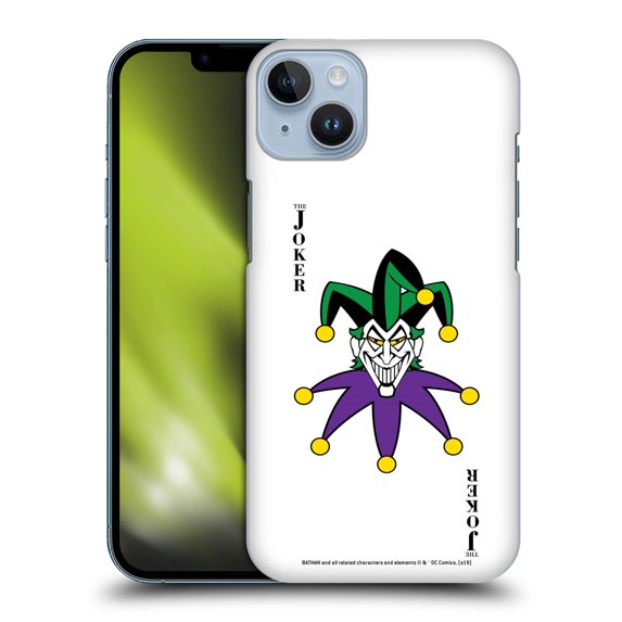 Head Case Designs Officially Licensed The Joker DC Comics Character Art Card Hard Back Case Compatible with Apple iPhone 14 Plus