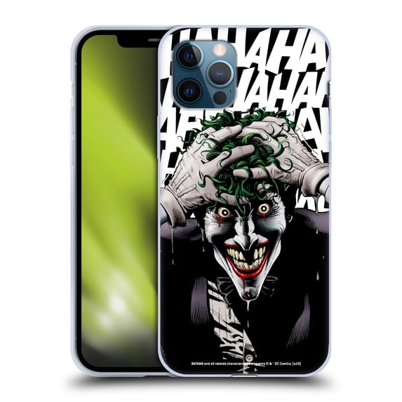 Head Case Designs Officially Licensed The Joker DC Comics Character Art The Killing Joke Soft Gel Case Compatible with Apple iPhone 12 / iPhone 12 Pro