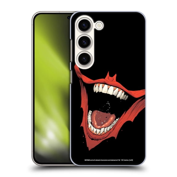Head Case Designs Officially Licensed The Joker DC Comics Character Art Laugh Bat Logo Hard Back Case Compatible with Samsung Galaxy S23 5G