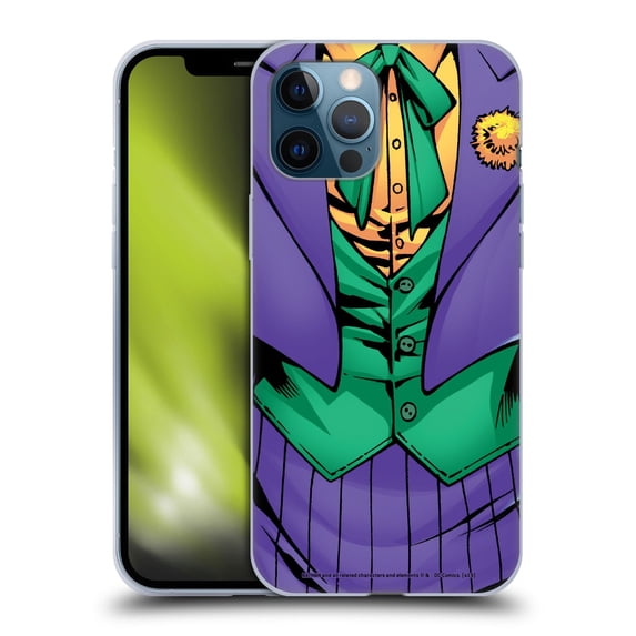 Head Case Designs Officially Licensed The Joker DC Comics Character Art New 52 Costume Soft Gel Case Compatible with Apple iPhone 12 Pro Max