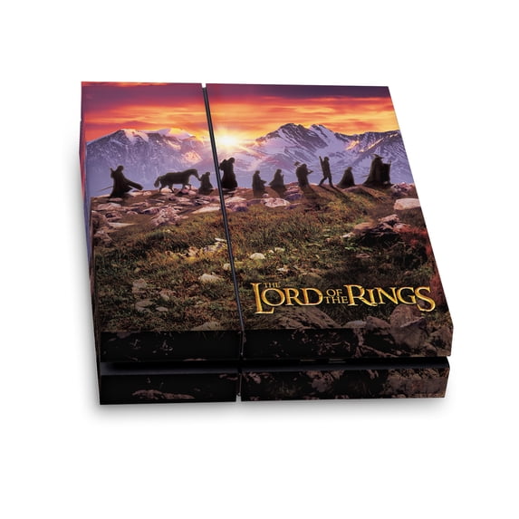 Head Case Designs Officially Licensed The Lord Of The Rings The Fellowship Of The Ring Graphic Art Group Vinyl Sticker Skin Decal Cover Compatible with Sony PS4 Console