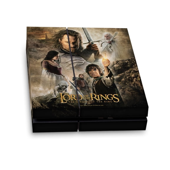Head Case Designs Officially Licensed The Lord Of The Rings The Return Of The King Posters Main Characters Vinyl Sticker Skin Decal Compatible with Sony PS4 Console