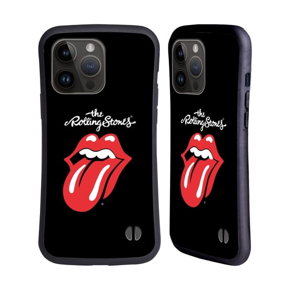 Head Case Designs Officially Licensed The Rolling Stones Key Art Tongue Classic Hybrid Case Compatible with Apple iPhone 15 Pro Max