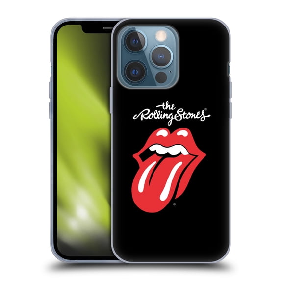 Head Case Designs Officially Licensed The Rolling Stones Key Art Tongue Classic Soft Gel Case Compatible with Apple iPhone 13 Pro