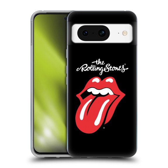 Head Case Designs Officially Licensed The Rolling Stones Key Art Tongue Classic Soft Gel Case Compatible with Google Pixel 8
