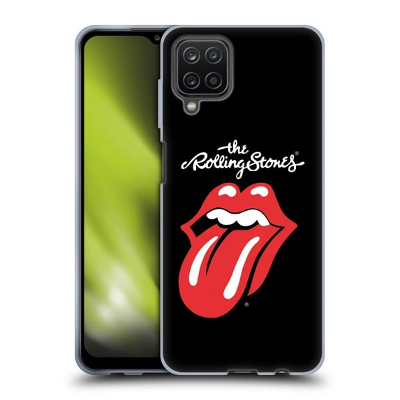 Head Case Designs Officially Licensed The Rolling Stones Key Art Tongue Classic Soft Gel Case Compatible with Samsung Galaxy A12 (2020)