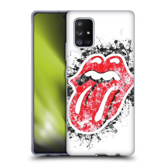 Head Case Designs Officially Licensed The Rolling Stones Licks Collection Distressed Look Tongue Soft Gel Case Compatible with Samsung Galaxy A71 5G (2020)