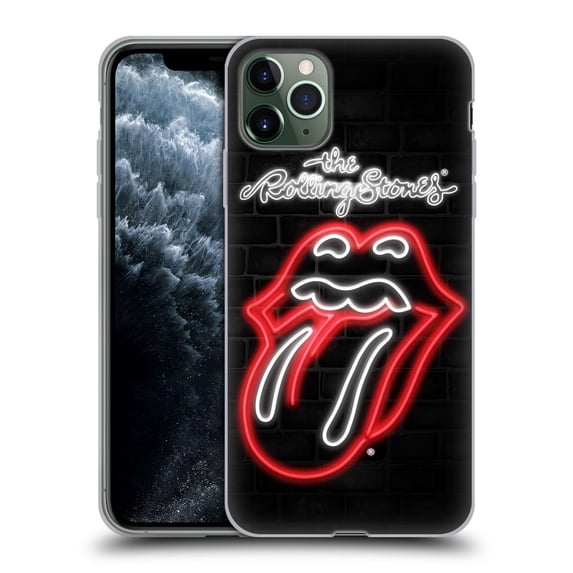 Head Case Designs Officially Licensed The Rolling Stones Licks Collection Neon Soft Gel Case Compatible with Apple iPhone 11 Pro Max