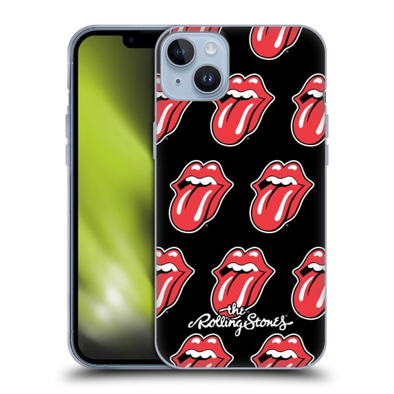 Head Case Designs Officially Licensed The Rolling Stones Licks Collection Tongue Classic Pattern Soft Gel Case Compatible with Apple iPhone 14 Plus