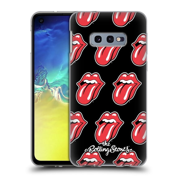 Head Case Designs Officially Licensed The Rolling Stones Licks Collection Tongue Classic Pattern Soft Gel Case Compatible with Samsung Galaxy S10e