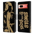 thumbnail image 1 of Head Case Designs Officially Licensed The Rolling Stones Mick Jagger Grunge Leather Book Wallet Case Cover Compatible with Google Pixel 7a, 1 of 6