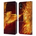 thumbnail image 1 of Head Case Designs Officially Licensed Tom Wood Fire Creatures Phoenix Leather Book Wallet Case Cover Compatible with Apple iPhone XR, 1 of 6