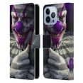 thumbnail image 1 of Head Case Designs Officially Licensed Tom Wood Horror Mischief The Clown Leather Book Wallet Case Cover Compatible with Apple iPhone 13 Pro Max, 1 of 6