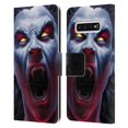thumbnail image 1 of Head Case Designs Officially Licensed Tom Wood Horror Vampire Awakening Leather Book Wallet Case Cover Compatible with Samsung Galaxy S10, 1 of 6