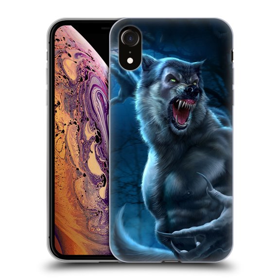 Head Case Designs Officially Licensed Tom Wood Horror Werewolf Soft Gel Case Compatible with Apple iPhone XR