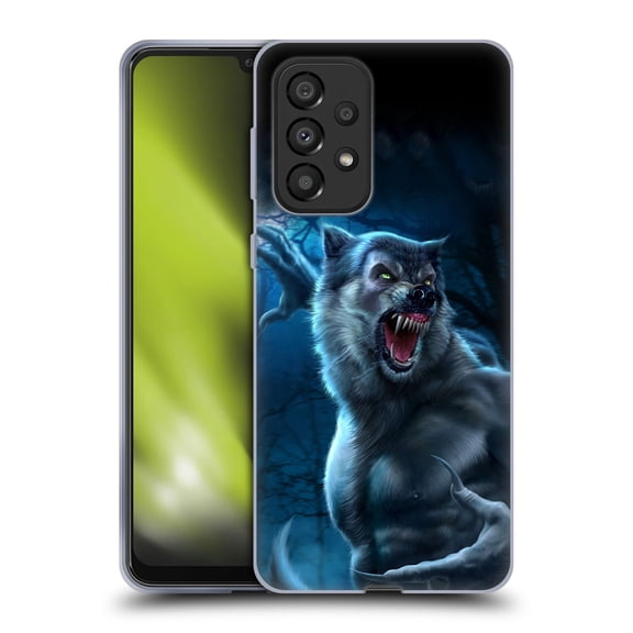 Head Case Designs Officially Licensed Tom Wood Horror Werewolf Soft Gel Case Compatible with Samsung Galaxy A33 5G (2022)