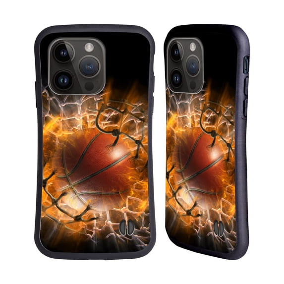 Head Case Designs Officially Licensed Tom Wood Monsters Blast Radius Hybrid Case Compatible with Apple iPhone 15 Pro
