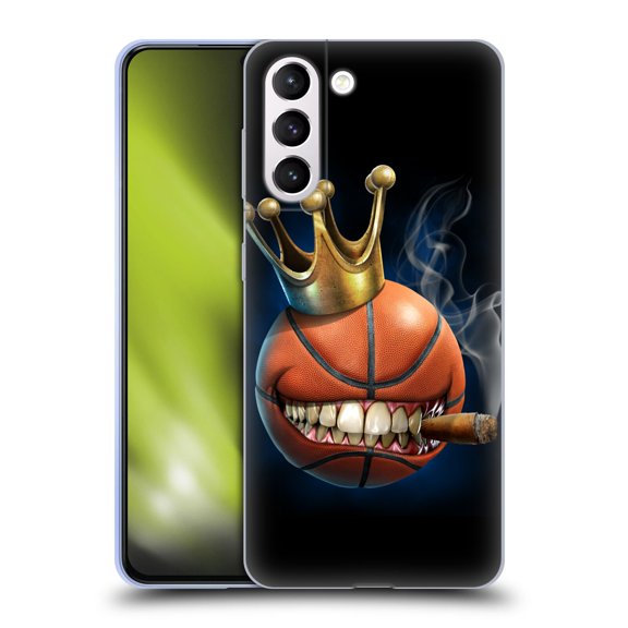 Head Case Designs Officially Licensed Tom Wood Monsters King Of Basketball Soft Gel Case Compatible with Samsung Galaxy S21+ 5G