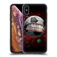 thumbnail image 1 of Head Case Designs Officially Licensed Tom Wood Monsters Soccer Soft Gel Case Compatible with Apple iPhone XS Max, 1 of 7