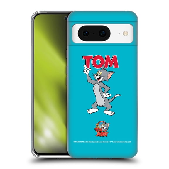 Head Case Designs Officially Licensed Tom and Jerry Characters Tom Soft Gel Case Compatible with Google Pixel 8