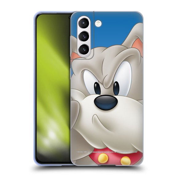 Head Case Designs Officially Licensed Tom and Jerry Full Face Spike Soft Gel Case Compatible with Samsung Galaxy S21 5G