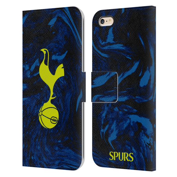 Head Case Designs Officially Licensed Tottenham Hotspur F.C. 2021/22 Badge Kit Away Leather Book Wallet Case Cover Compatible with Apple iPhone 6 Plus / iPhone 6s Plus